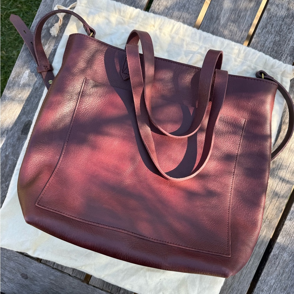 Madewell Transport Tote in Burgundy